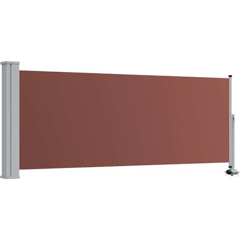 Tenda Laterale Retrattile per Patio 100x300 cm Marrone vidaXL (1/5)