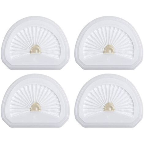 Lot de 4 filtres d'aspirateur à main compatibles avec Black et Decker VLPF10 Filtre de rechange et aspirateur à main Dustbuster HLVA315J HLVA320J00 N575266, remplace la pièce N600601 (1/5)