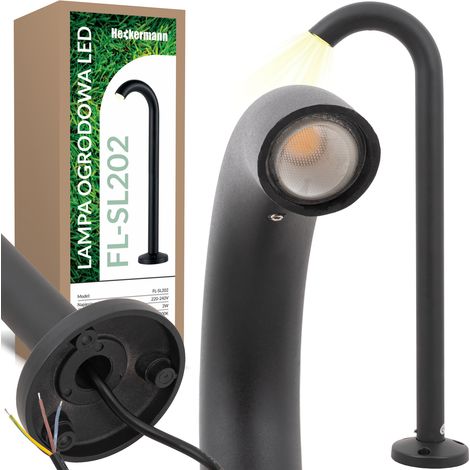 Lampe LED extérieure Heckermann FL-SL202