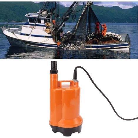 12-V-Gleichstrom-Tauchpumpe, Gartenpumpe, Bootspumpe, 130-W-Bilgepumpe, Wasserpumpe für Fischerboote, Entwässerungspumpe (1/5)