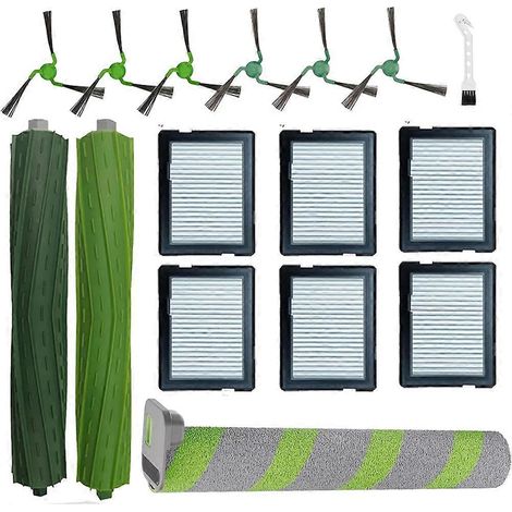 Accessoire ensemble pour IRobot Roomba Max 705 Combo/706 Combo/Max 700 série Combo robot aspirateurs, Roller serpillière, filtres