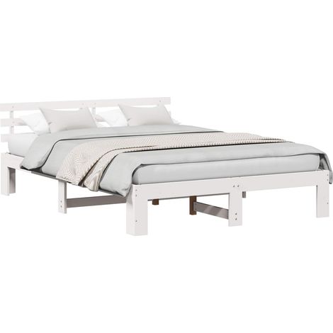 Maison Exclusive - Estructura de cama 150 x 200 cm Madera de pino