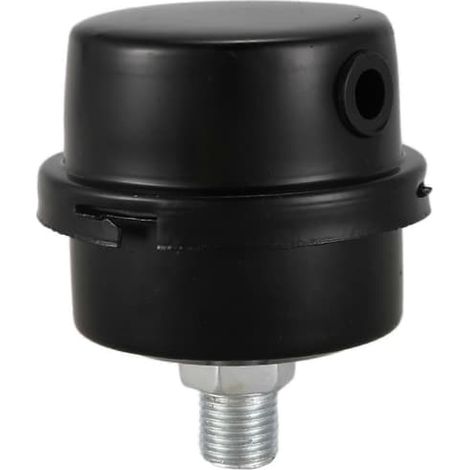 Ecleanfy - Silencieux de filtre d'admission d'air pour compresseur d'air, filetage 1/4 BSP 13 mm, noir (1/5)