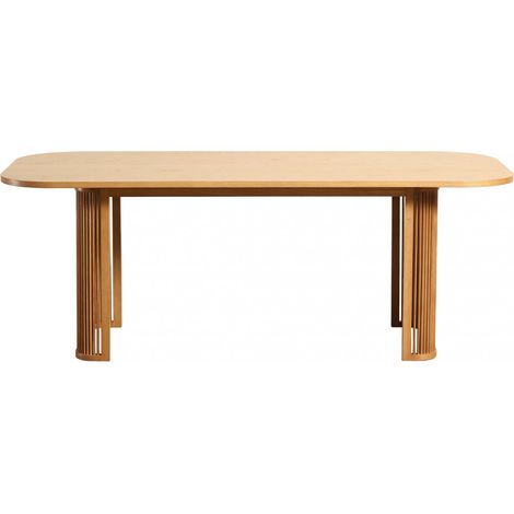 Table à manger 8 personnes en bois - Bois clair - Capana (1/5)