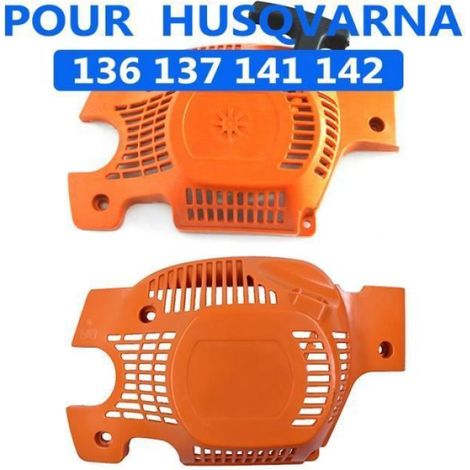 Démarreur À Rebond - Pour Tronçonneuse Husqvarna 136 137 142 - Orange - 1 Pièce (1/5)