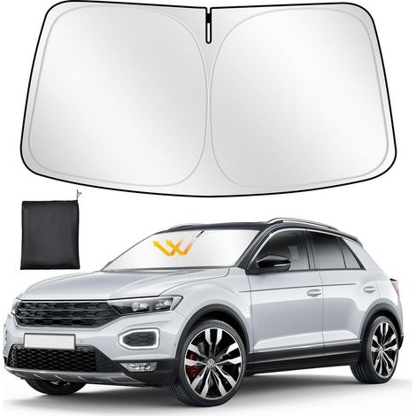 Sonnenschutz Frontscheibe für VW T-ROC 2018-2024, faltbar, UV-Schutz, kühlend (1/5)