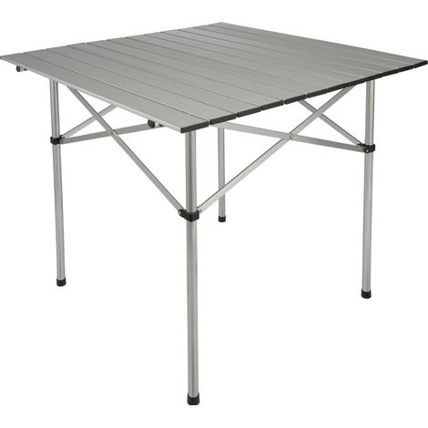 ALU Campingtisch, faltbar, 70x70x70 cm (1/2)