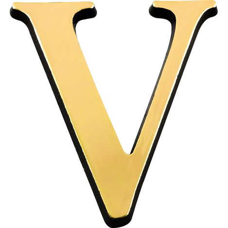 Lettre V Or Hauteur 40mm - 4622347 (1/2)