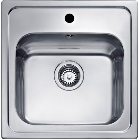 Fregadero Sobre-encimera Acero inoxidable Cuadrado 1 senos TEKA 1 (1/3)