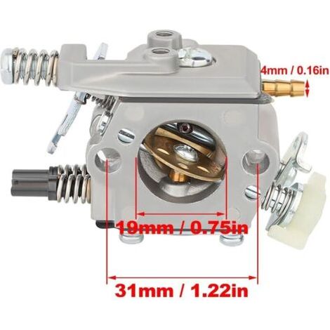NALOOKAMIC  Carburateur  pour Husqvarna 51 55 Rancher tronçonneuse 50 51 51EPA 55 55EU1 55 Rancher 55EPA 55 Rancher EPA Tronçonneuse WT-170-1 WT-170 503281504 503620203
