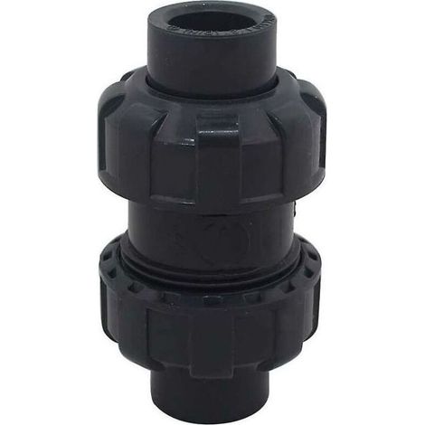 Clapet anti retour a boule 20 25 32 40 50 63mm clapet piscine clapet antiretour anti refoulement pvc vanne soupape anti retour (Diamètre intérieur 32mm) (1/5)