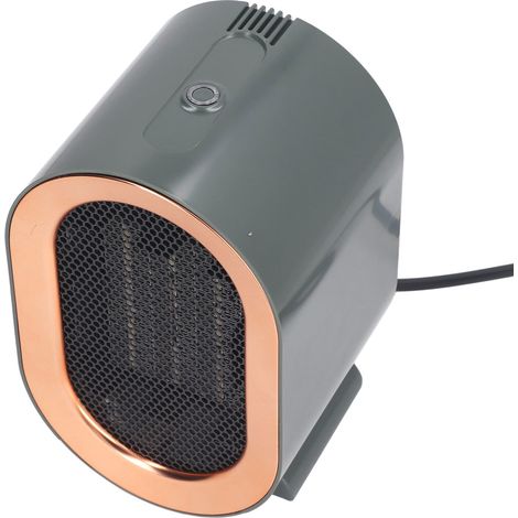Chauffage d'appoint électrique portable et efficace pour la maison et le bureau, avec ventilateur et réglage rapide de la puissance (1200 W, prise UE, 220-240 V). (1/5)