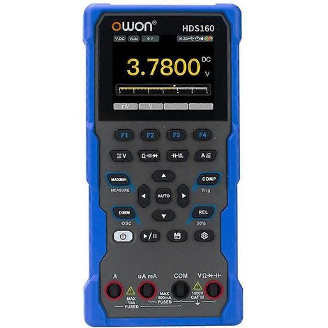 Oscilloscope multimètre OWON HDS160, multimètre RMS demi-vraie à 4 chiffres, oscilloscope numérique 1 MHz, voltmètre et mesure de courant. (1/5)