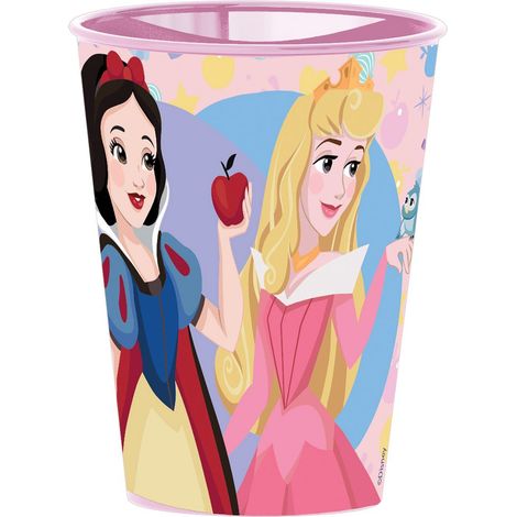 Bicchiere in plastica per bambine Principesse Disney 260 ml (1/3)