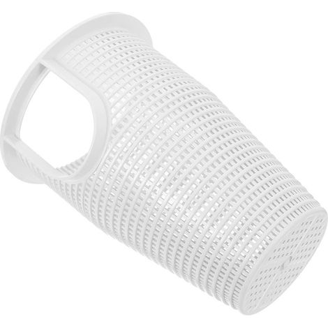 Panier de Pompe de Piscine en PP Blanc, Panier de Nettoyage Réutilisable Filtration pour Accessoires de Piscine et Écumeur (1/5)