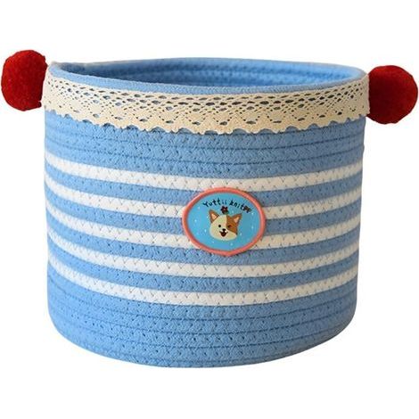 Panier de Rangement Tissé pour Salon, Bureau, Articles Divers, Boîte de Rangement pour Jouets C (1/4)