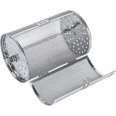 Tambour de rôtisserie pour grill à café et barbecue (1 pièce, argent) (1/5)