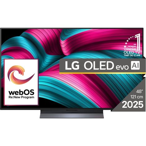TV OLED 48 pouces 4K Ultra HD – Taux de rafraîchissement 144 Hz – Processeur AI alpha 9 – Technologie Perfect Black (1/5)