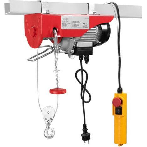 Montacarichi Elettrico Paranco Verricello Argano 930W con portata da 250 500 KG (1/5)