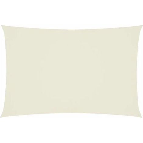 Velo di ombrellone oxford tessuto rettangolare 2x4 m crema (1/5)
