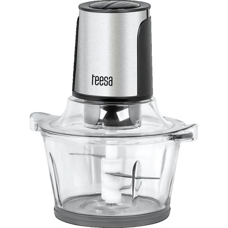 Tritatutto per frutta e verdura con ciotola in vetro, 400W, potente, Teesa (1/3)