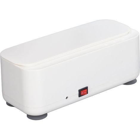Nettoyeur de bijoux à ultrasons silencieux et portable, alimenté par USB, pour le nettoyage des lunettes, montres, prothèses dentaires et brosse cosmétique