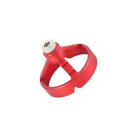 Gabarit de guide de foret 5/6/7/8/9/10 mm Outil de travail du bois Localisateur de guide de poinçon Fixation de perçage vertical (rouge) (1/5)