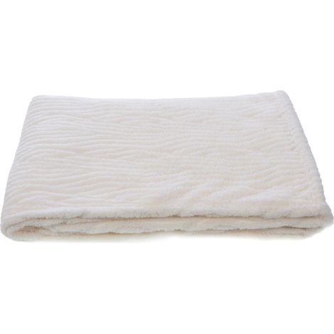 Amadeus - Plaid Cocoon crème 130x170 cm (1/3)