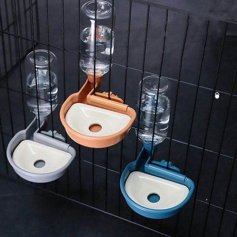 Distributeur automatique de nourriture pour chats et chiots, fontaine à eau suspendue (1/4)