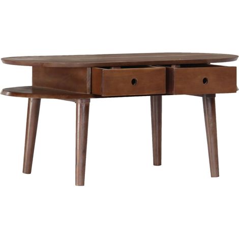 Maison Exclusive - Couchtisch 100x50x46 cm Massivholz Akazie