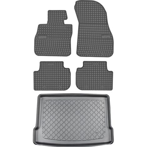 BMW Serie 1 F40 Hatchback desde septiembre de 2019. Juego de alfombrillas de goma para coche + alfombrilla para maletero.