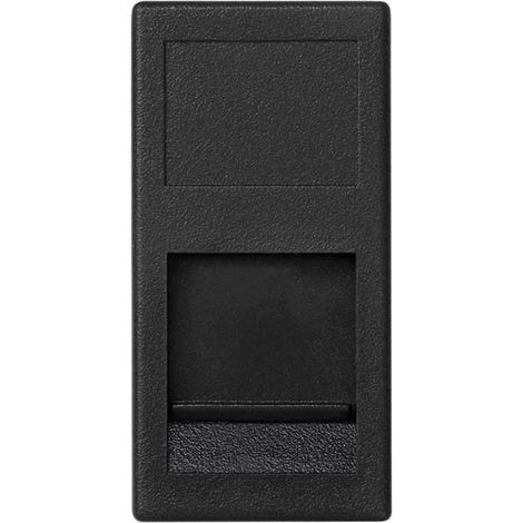 Placa K45 medio mecanismo V-D 1 conector amperimetro gris grafito SIMON KA76/14
