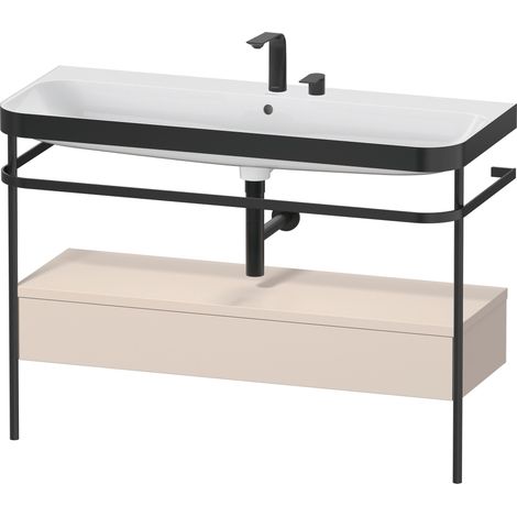 Duravit Happy D.2 Plus c-bonded Set avec console métallique et