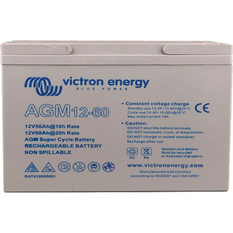 Batería Victron AGM Deep Cycle Batt.12V 60Ah