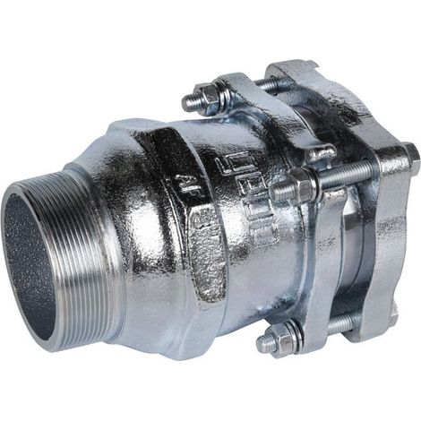 Union égale de réparation pour tube acier - Bride - Male 66x76