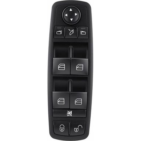 Commutateur de fenêtre principal d'alimentation - Pour Mercedes Benz W169 classe A W245 classe B - 1698206710 (1/5)