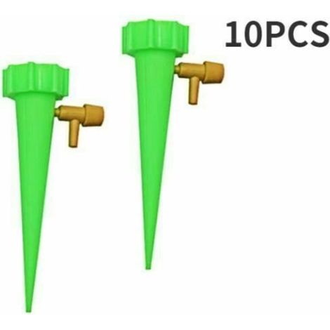 Kit d'irrigation goutte à goutte de 10 pièces avec buses d'arrosage automatiques de 13 cm pour plantes d'intérieur et de jardin.-AquaForge (1/4)
