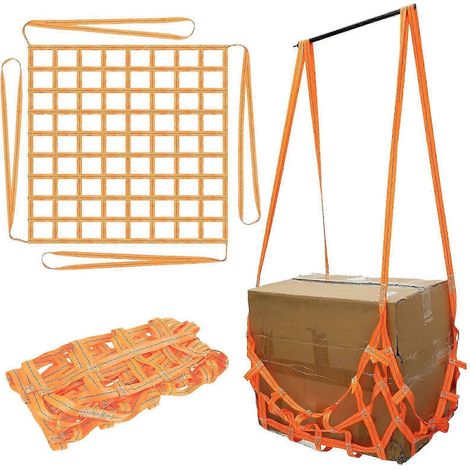 Filet de levage robuste 300 kg, élingue de levage en polyester 1 x 1 m pour chargement et déchargement (1/5)