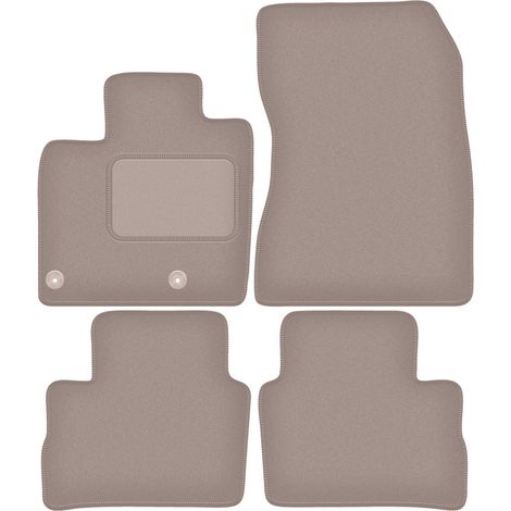Tapis en velours beige pour Nissan Qashqai III SUV (2021-) (1/5)
