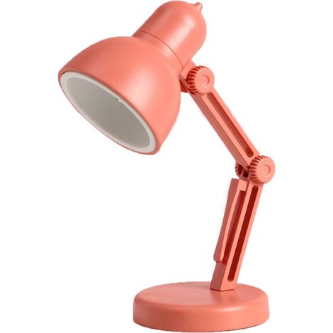 Led Table Lamp Folding Desk Lamp Night Light with Detachable Magnetic Base Adjustable for Home Office Reading Rose Red (1/5)