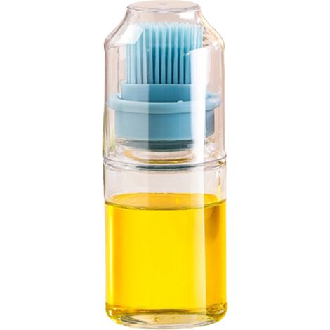Ensemble Pinceau Silicone Et Distributeur Huile - Résistant 220°C - Pour Cuisine Et Barbecue Extérieur - Lot De 1 (1/5)