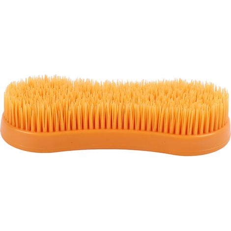Brosse de toilettage pour chevaux, peigne de massage ergonomique et doux, outil de nettoyage portable pour animaux de compagnie (1/5)