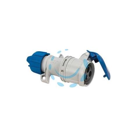 PRESA INDUSTRIALE VOLANTE ARGO BLU 2P+T 16A IP54 - cablaggio a vite 71100V