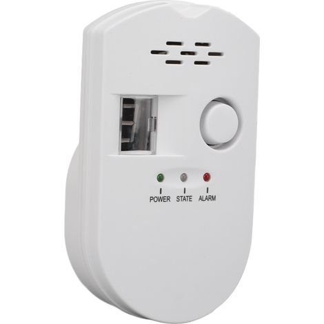 Détecteur de gaz à affichage numérique sensible ZNAZCO1013, alarme de gaz inflammable pour canalisation, AC100-240V (prise UE) (1/5)