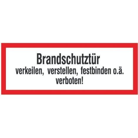 SafetyMarking Brandschutzschild Folie B297xH105 mm Brandschutztür verkeilen langnachleuchtend (1/3)
