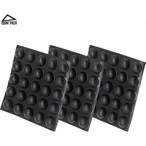 Amortisseur de chocs, patins de protection contre les vibrations et réduction des vibrations pour châssis d'enceintes et d'amplificateurs (une pièce) de 16 x 8 mm de hauteur, fabriqués aux États-Unis.