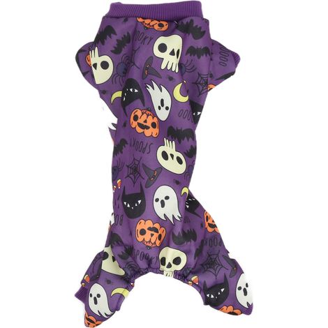 Costumes d'Halloween pour chiens, vêtements de déguisement pour animaux de compagnie, vêtements amusants et originaux pour chiens, t-shirts pour chiens (L) (1/5)