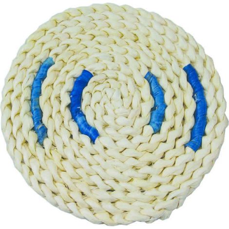 Sottopentola tondo in paglia - Ø cm.18 fantasie assortite - 12 pz