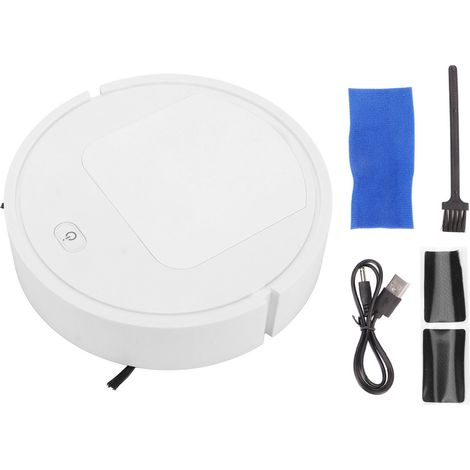 Balai robot intelligent 3 en 1 multifonction, mini aspirateur portable rechargeable USB, pour carrelage et marbre (1/5)