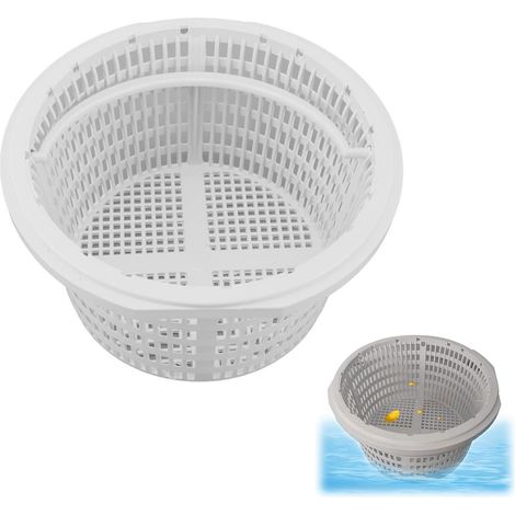 Cesta para filtro de piscina (19 cm): accesorio de repuesto para una limpieza eficaz de la superficie del agua, duradera y fácil de instalar. (1/5)